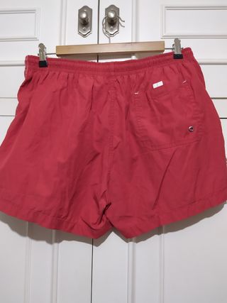 ZARA Bañador rojo 3 bolsillos
