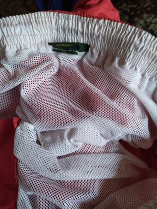 ZARA Bañador rojo 3 bolsillos