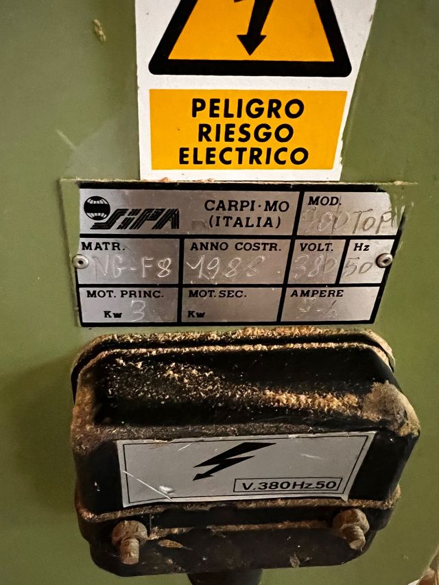 Sierra de cinta de madera