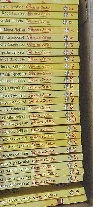 Lote de libros Geronimo Stilton