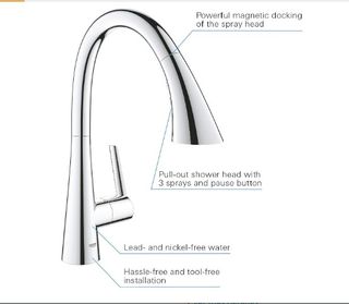 Grifo cocina extraíble