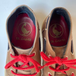 el ganso / botines tipo náuticos / talla 40
