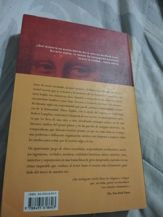 El código da Vinci de Dan Brown