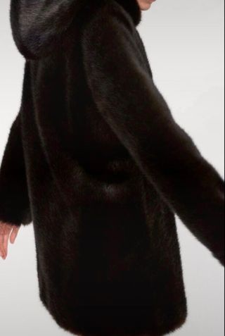 Chaquetón de pelo sintético