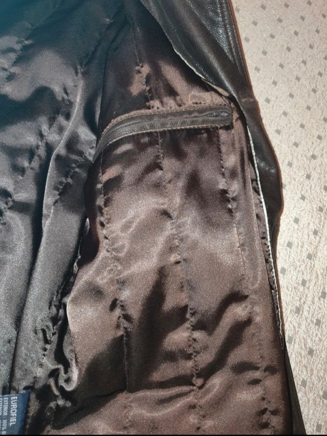 Abrigo de piel de hombre talla 54 XXL