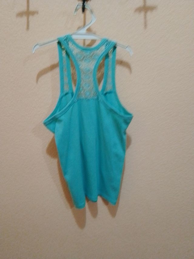 Camiseta de mujer de tirantes azul