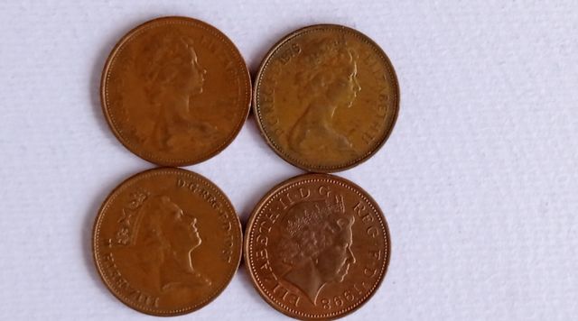 Two New Pence 1971, 1976, 1987, 1998