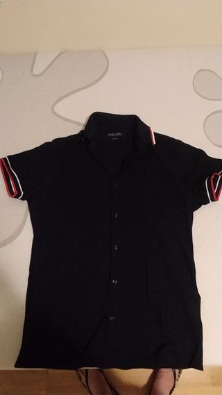 Polo negro zara