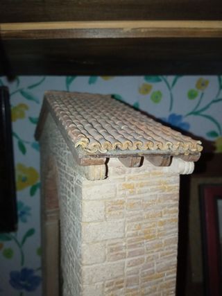 Maqueta antigua hecha a mano