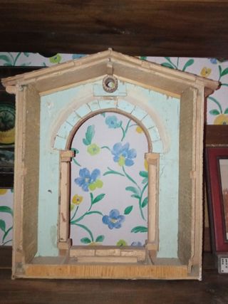 Maqueta antigua hecha a mano