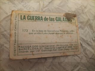 Star Wars, 152 cromos álbum 1977