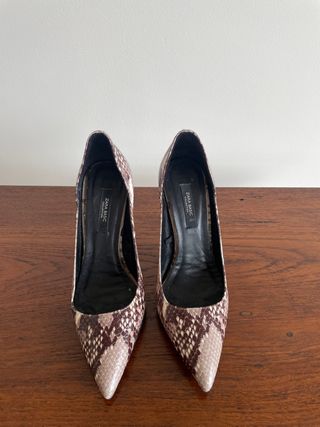 Zapatos zara estampado animal