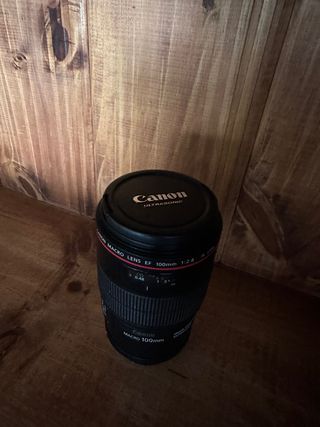 Objetivo Canon 100mm 2.8 Macro IS
