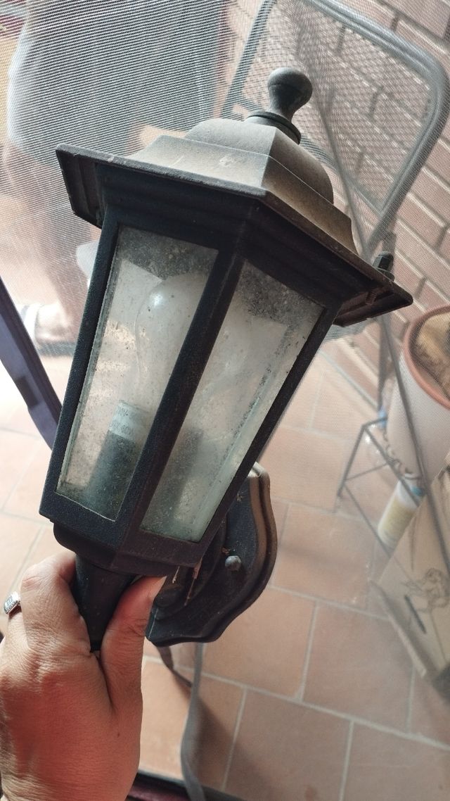 Terrazza con lanterne