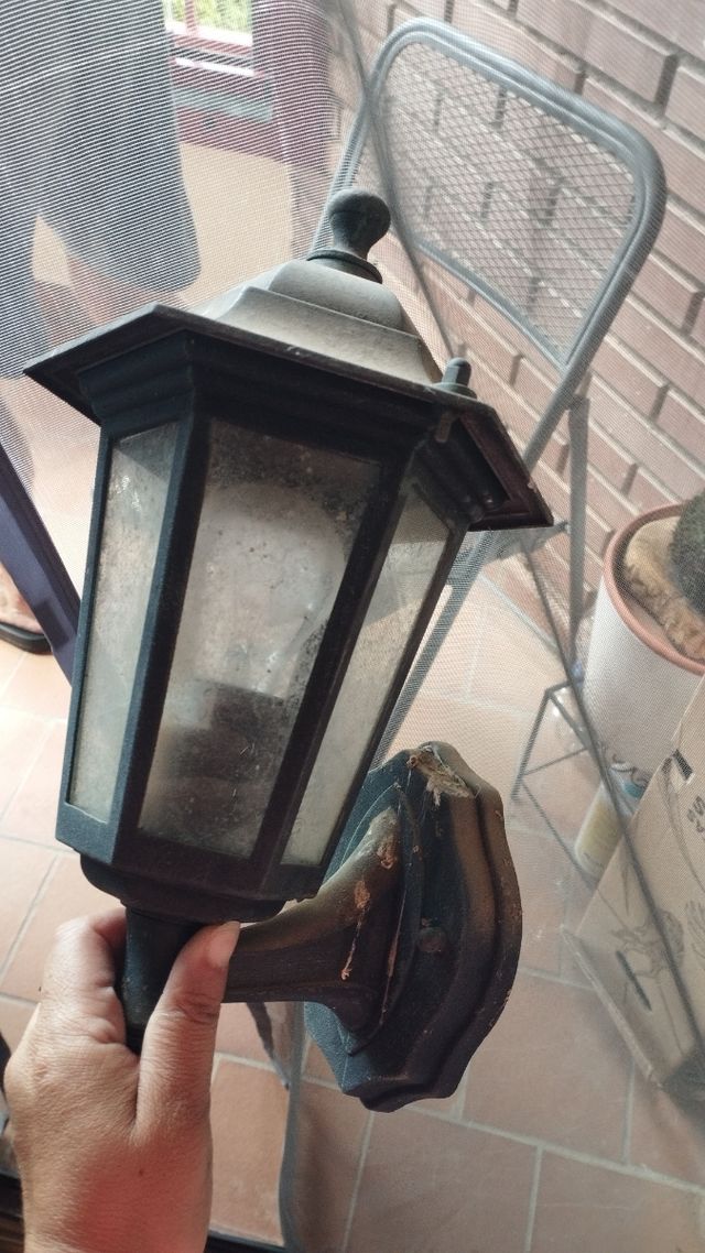 Terrazza con lanterne