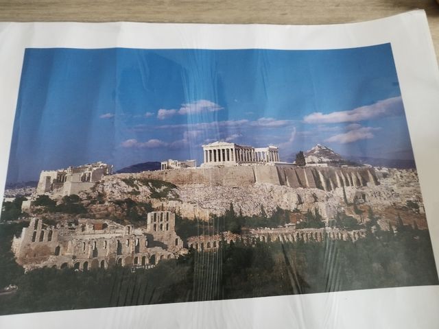Laminas postales cuadros del Partenón