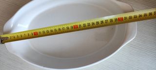 Pirofila in ceramica gialla