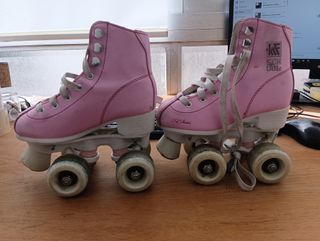 Patines niña rosa talla 29 decathlon