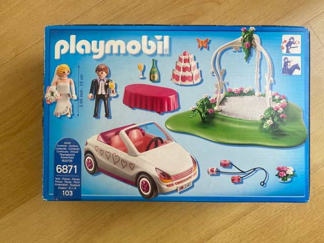 Coche recien casado Playmobil (6871) Con caja