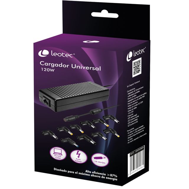 Cargador compatible automático 120W Leotec