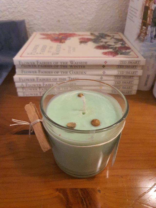 Velas naturales de soja con vibración energética.