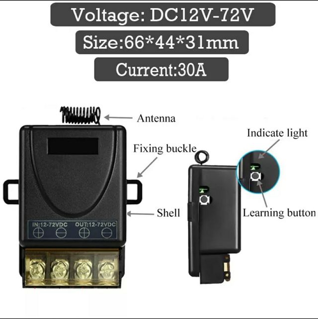 Interruptor Estrella Mercedes LUZ  Bluetooth