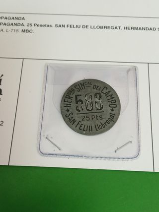 Moneda/Ficha San Feliu de Ll.