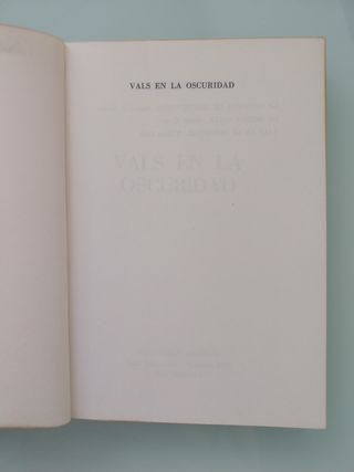 Vals en la oscuridad