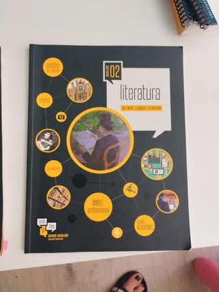 libro literatura y llengua valencia, 2 bachiller