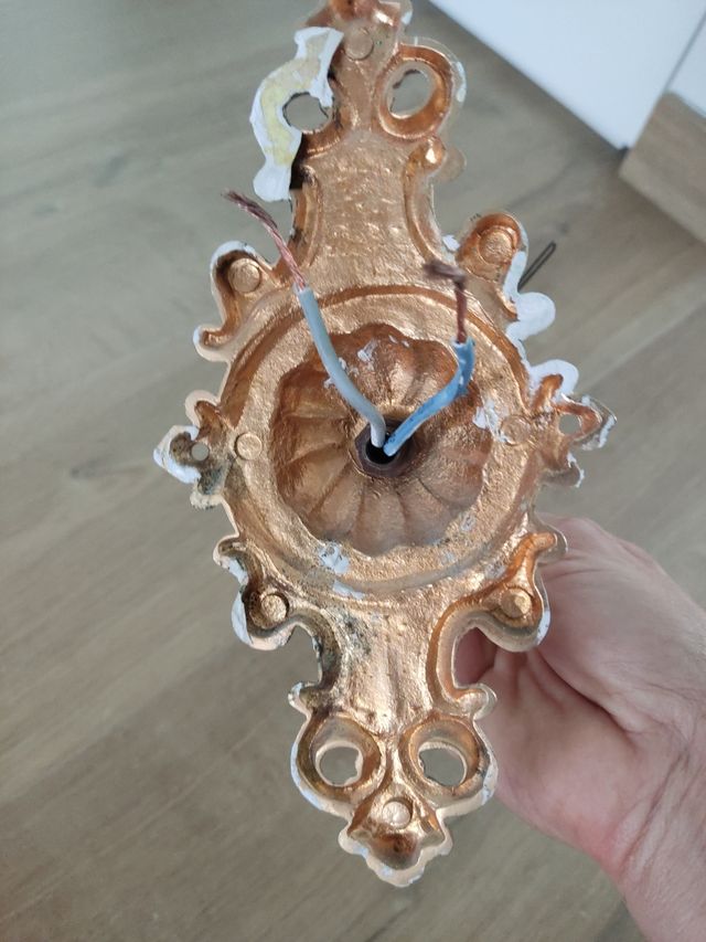 lampara de pared vintage