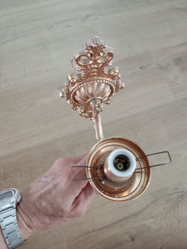 lampara de pared vintage