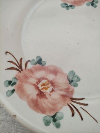 Antiguo plato cerámica 1900