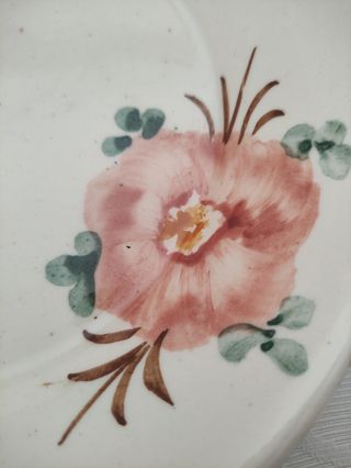 Antiguo plato cerámica 1900