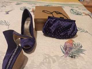 zapatos fiesta y bolso