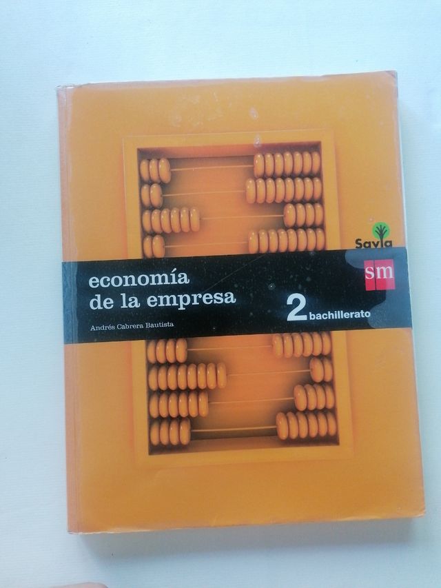 Libro economía de la empresa 2 bachillerato ed sm