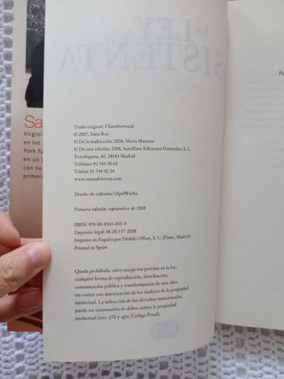 LIBRO "LA LEY DE LA ASISTENTA"