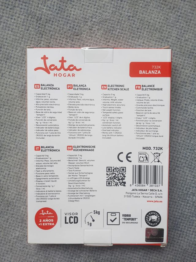 Balanza electrónica JATA