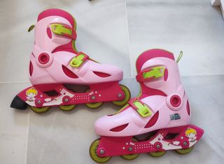 Lote patines y casco infantil