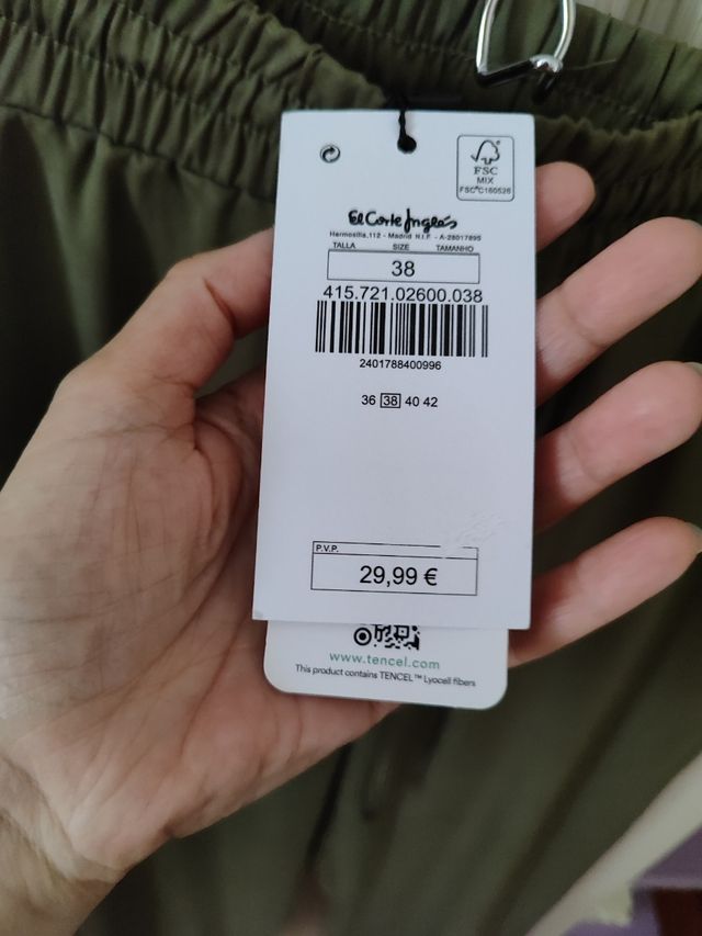 Pantalón fluído 38