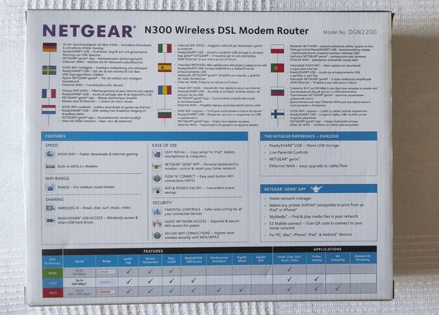 Netgear N300 Wireless DLS Router Modem