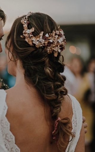 Tocado novia o invitada multi posición 