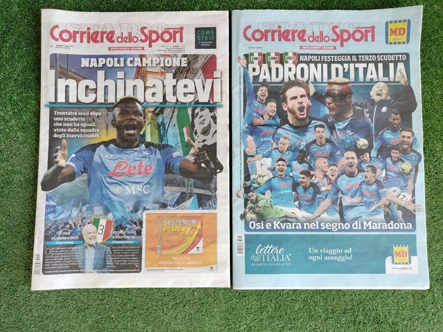 Corriere dello Sport Napoli Campione
