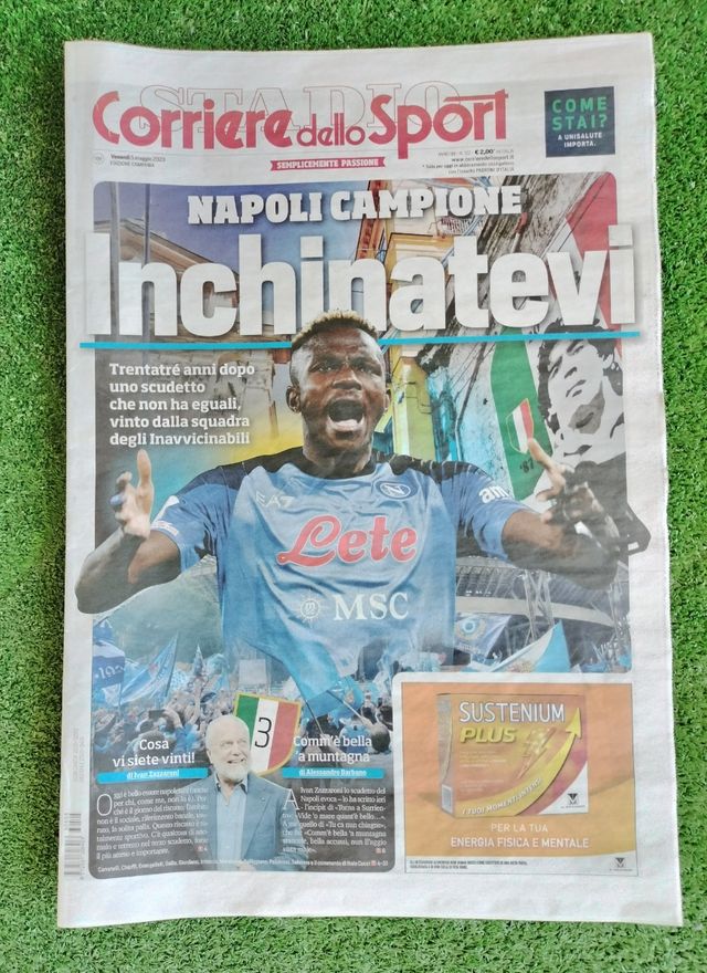 Corriere dello Sport Napoli Campione