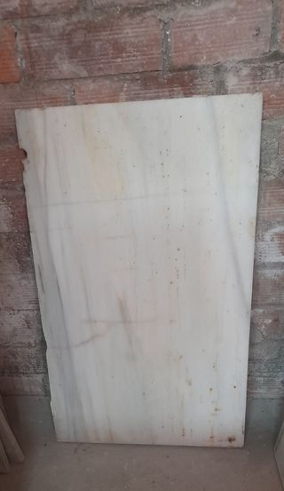 Encimera Mármol Blanco. Antiguo