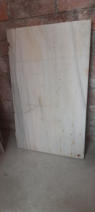 Encimera Mármol Blanco. Antiguo
