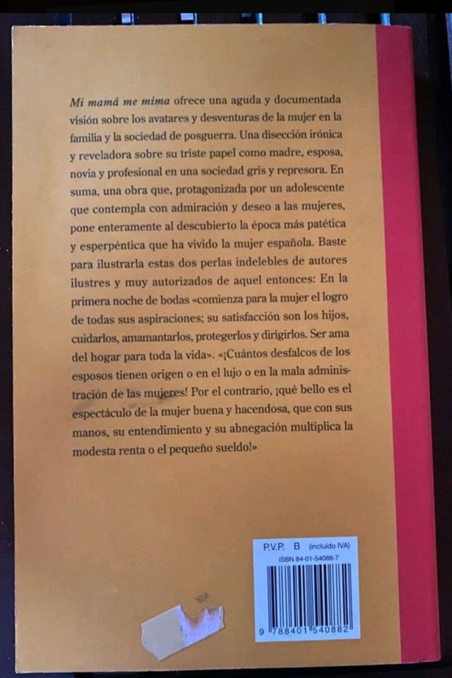 Libro mi mamá me mima.