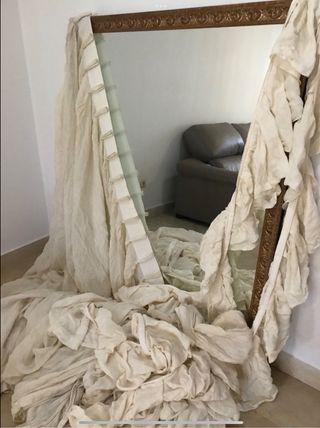 Las cortinas 2/4 m con lambricen