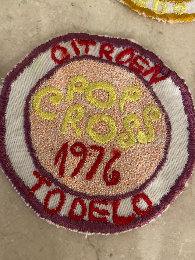 Parches bordados POP CROSS 2CV. 1976