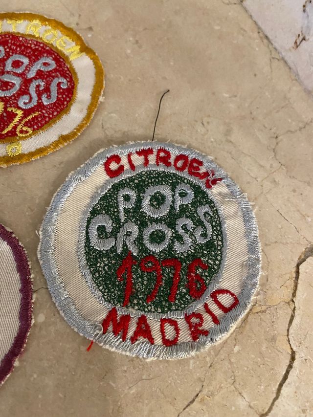 Parches bordados POP CROSS 2CV. 1976