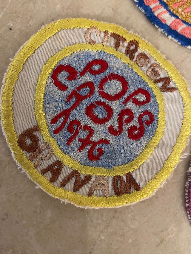 Parches bordados POP CROSS 2CV. 1976